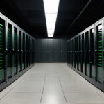 High-performance GPU server racks in a modern data center representing the infrastructure of the AI Boom 2024