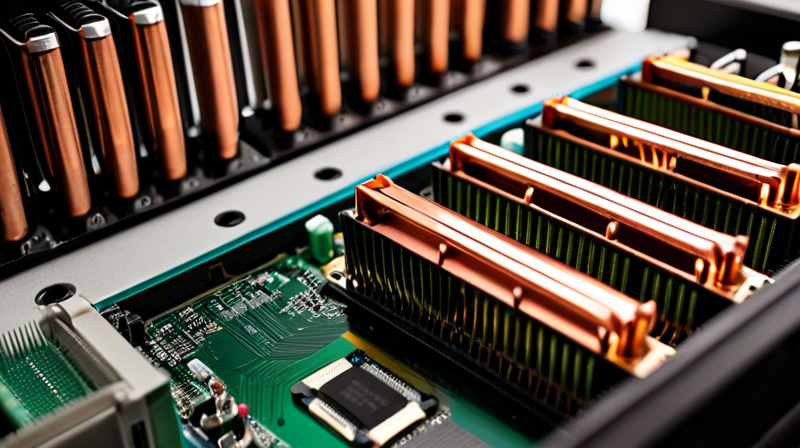 Close-up of a high-performance processor and liquid cooling system on a server motherboard.