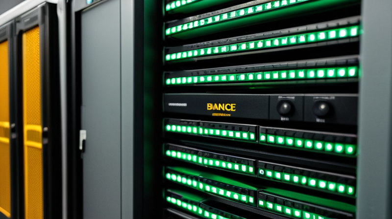Hardware security module mounted in a server rack representing secure offline asset storage.