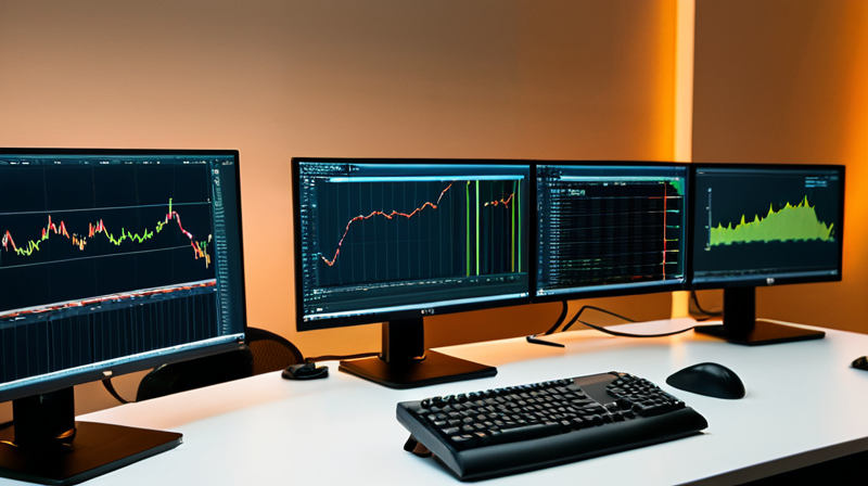 Developer workspace showing machine learning model training diagnostics on multiple screens