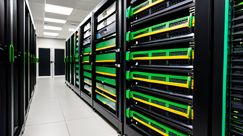 A network operations center with monitors displaying global logistics and server diagnostics.