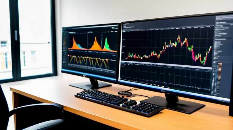 A developer workstation displaying neural network architecture and training performance metrics.