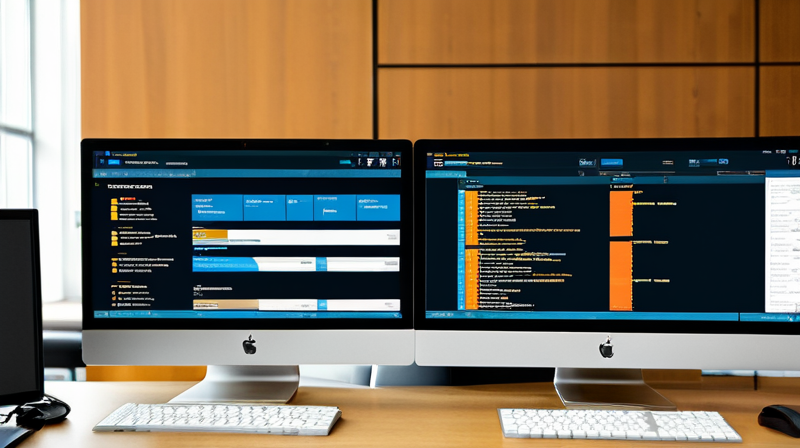 Compliance officer analyzing transaction monitoring software and MiCA regulatory checklists