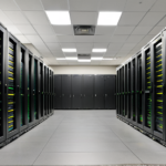High-density GPU server racks in a modern data center representing the infrastructure powering the AI boom.