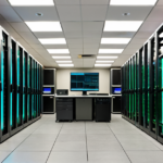 High-density GPU server racks in a modern data center representing the infrastructure of the generative AI boom.