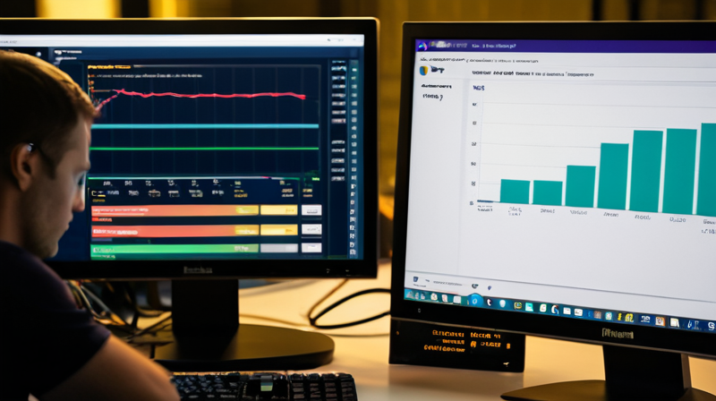 Hardware wallet connected to a diagnostic screen showing blockchain transaction details and cryptographic hashes.