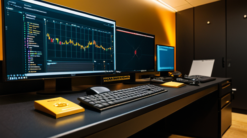 System administrator configuring cryptographic keys on a secure terminal.