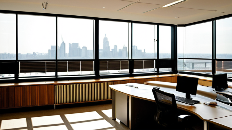 Financial dashboard displaying real-time market data, stock tickers, and portfolio performance on multiple monitors