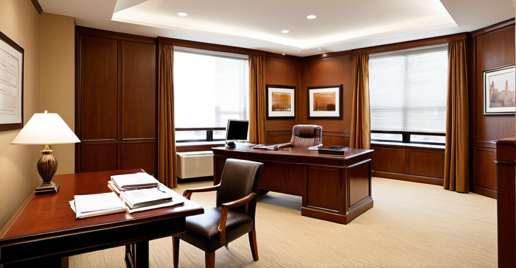 Modern trading floor with multiple screens displaying financial data and charts, symbolizing finance and investment