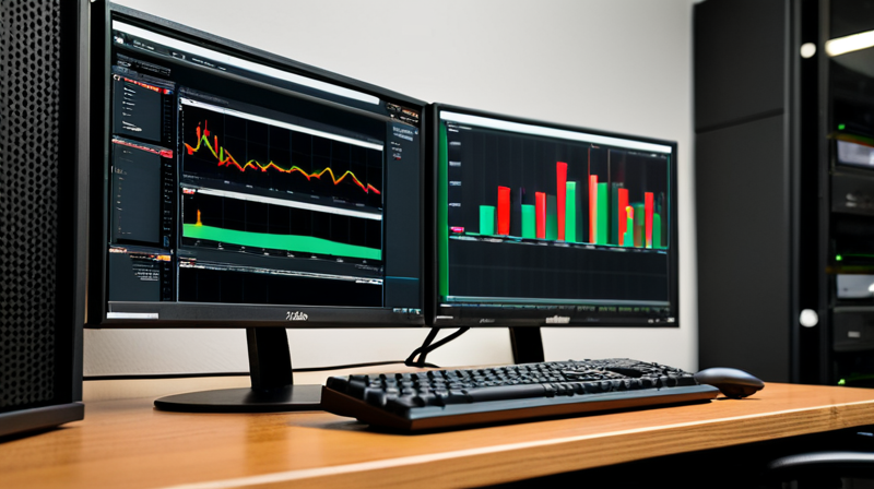 Monitoring dashboard showing real-time performance metrics of enterprise AI models