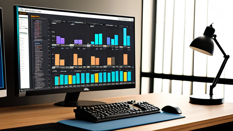A financial analyst's screen showing a document analysis interface with text highlights.