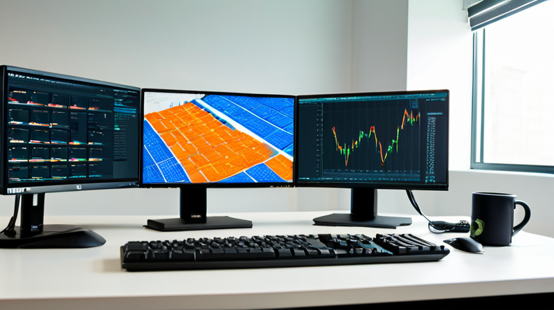 Developer workstation displaying neural network architectures and model training metrics